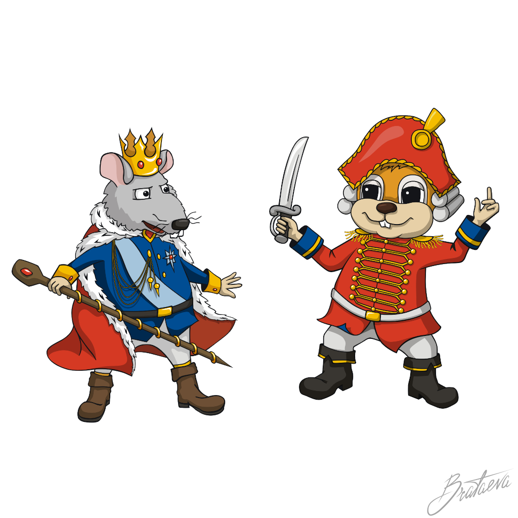 Иллюстрации персонажа Новый год 2020