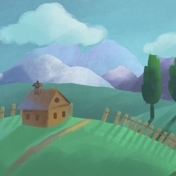 Утро в деревне