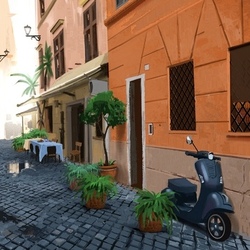 Pleinairpril Streets of Italy