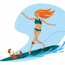 Surfer girl