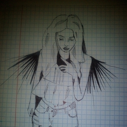 Девушка с крыльями