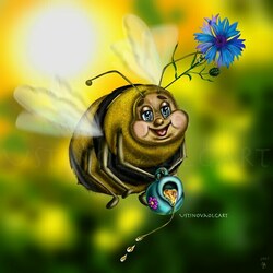 Раз пчела в теплый день весной Свой пчелиный покинув рой, Полетела цветы искать И нектар собирать...❤🌺🐝