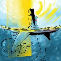 Surfing Girl