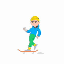 Skateboarder