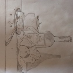 Стол перед пьянкой