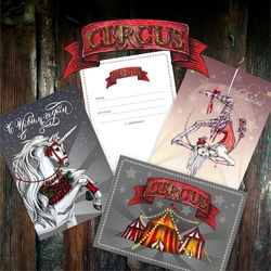 Серия открыток "Цирк"