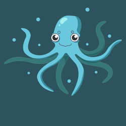 Иллюстрация осьминога 