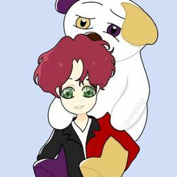 Парень с мишкой