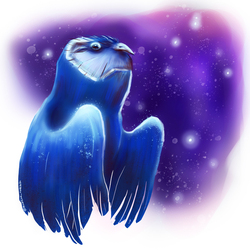 Иллюстрация "Космическая сова"