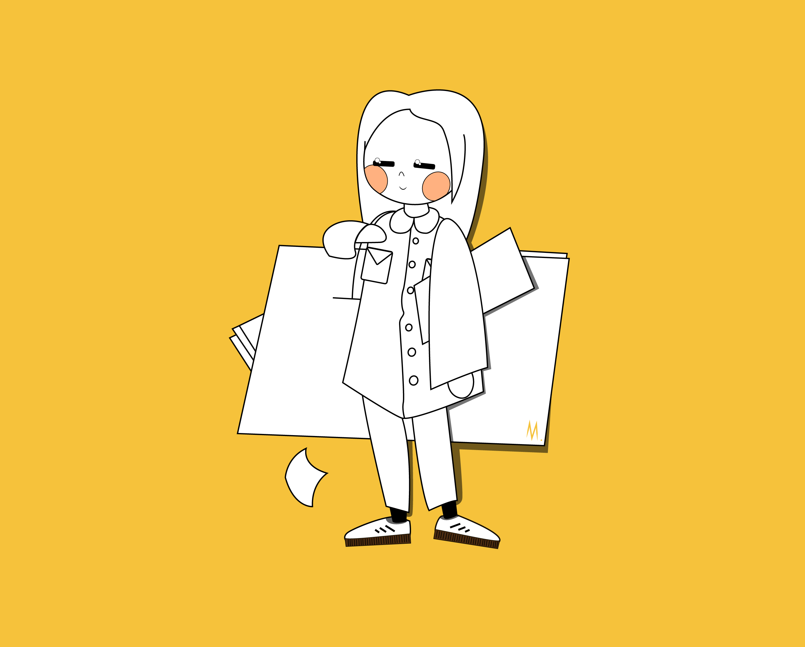 Молодая художница