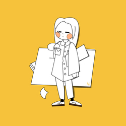 Молодая художница