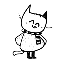 Котик в свитерке