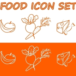 Food icon set