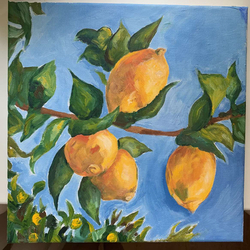 Спелые лимоны 