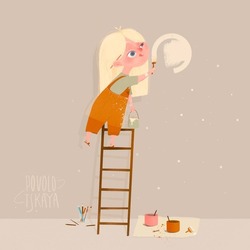 Девочка художник