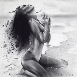 Портрет в ЧБ стиле