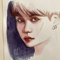 Акварельный портрет 