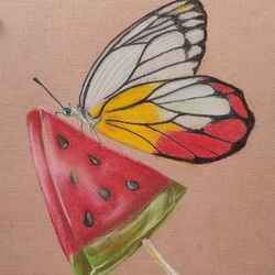 Бабочка и леденец