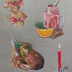 Новогодний стикерпак