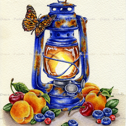 " Лампа в абрикосах ".