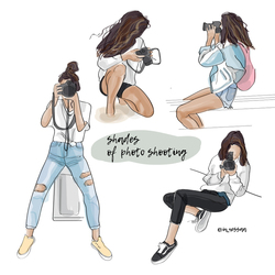 being a photographer .