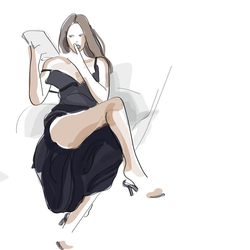 lady kinda like .