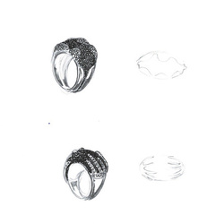 Эскиз кольца. 