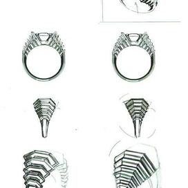 Эскиз мужского кольца