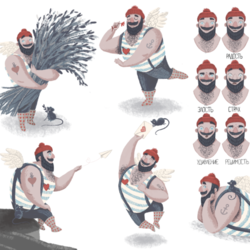 Романтичный моряк. Обкатка персонажа.