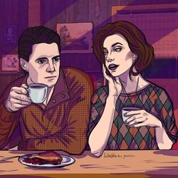 Кофе и вишнёвый пирог. Твин Пикс. 