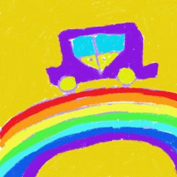 Rainbow Car