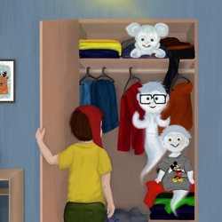 Привидения у меня в шкафу.