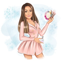 Мастер маникюра и макияжа, портрет по бёдра