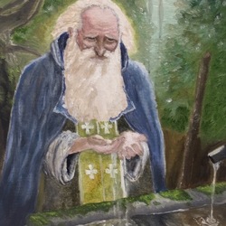 Маслом батюшка