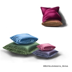 Подушки (Бархат))