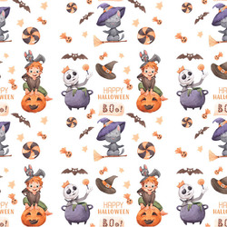 pattern halloween cute illustration