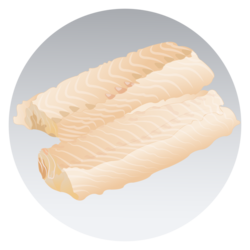 Иллюстрация для каталога рыбной продукции