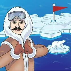 На Северном полюсе