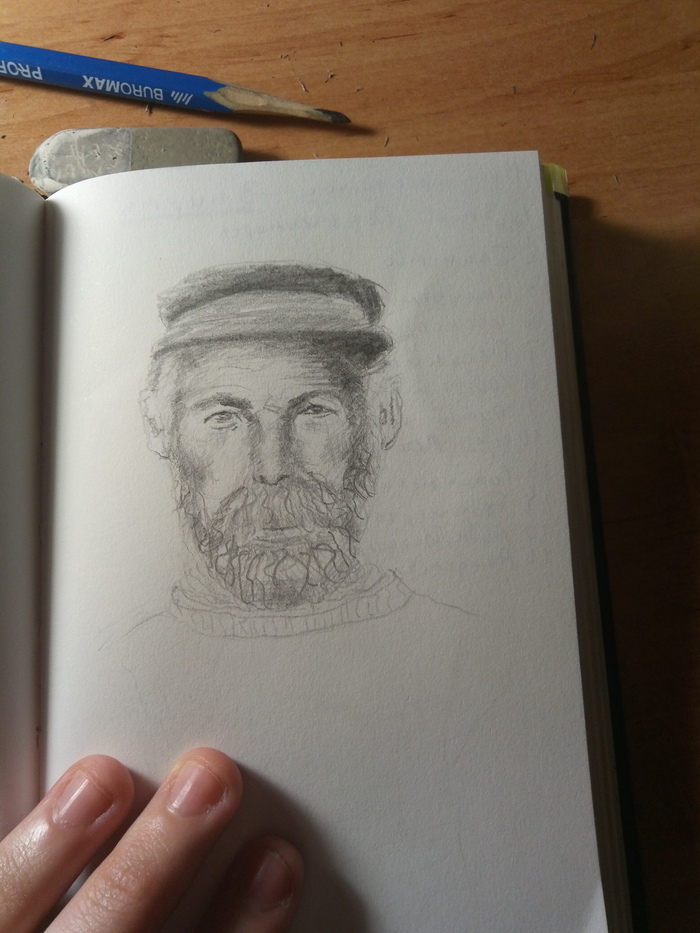 Иллюстрация Портрет моряка | Illustrators.ru