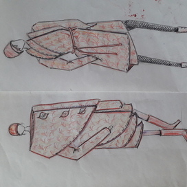 Разработка осеннего пальто 