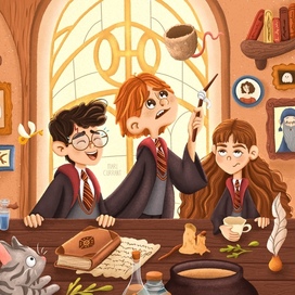 Иллюстрация для марафона «Potter Week Prompts”