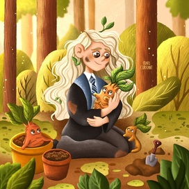 Иллюстрация для марафона «Potter Week Prompts”