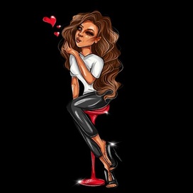 Логотип девушка