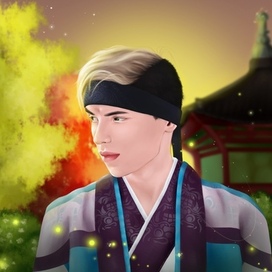 Портрет в азиатском стиле