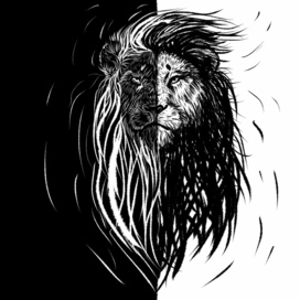 Портрет льва