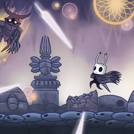 Фанарт на игру Hollow Knight