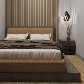 Маленькая мужская спальня, обьект сдан