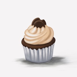 author's cupcake