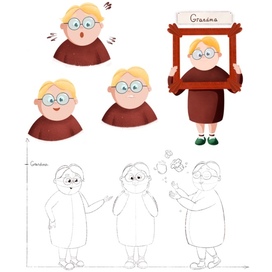 Концепт персонажа для детской книги