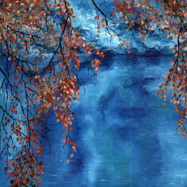 foliage over the lake